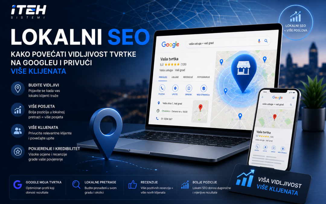 Lokalni SEO: Kako povećati vidljivost tvrtke na Googleu i privući više klijenata