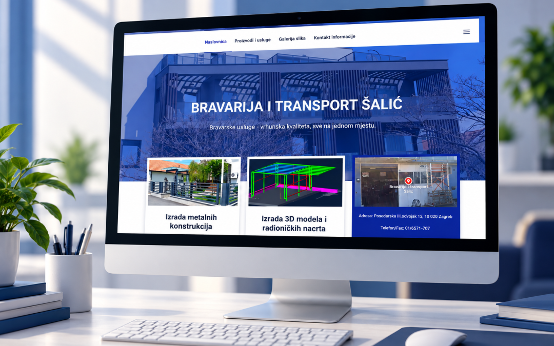 Web projekt oblikovan prema viziji klijenta