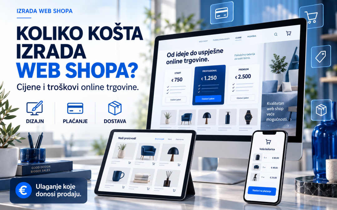 Koliko košta izrada web shopa? Cijene i troškovi online trgovine