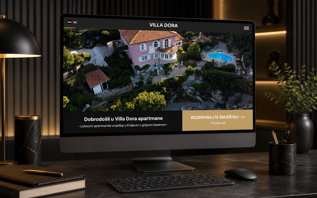 Izrada višejezične web stranice i povezivanje s booking sustavom