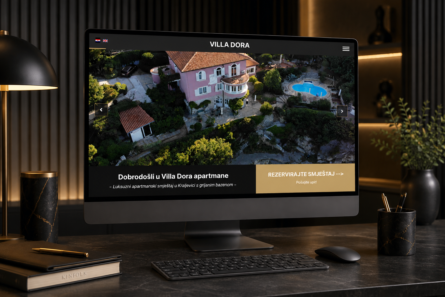 Izrada višejezične web stranice i povezivanje s booking sustavom