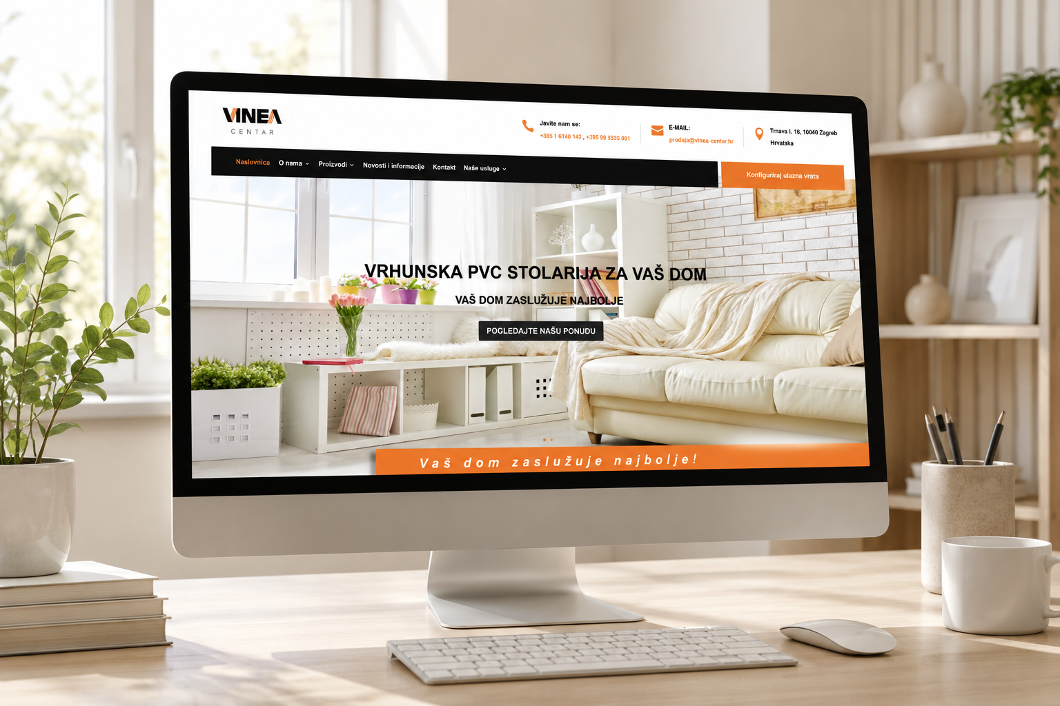 Izrada opsežne poslovne web stranice
